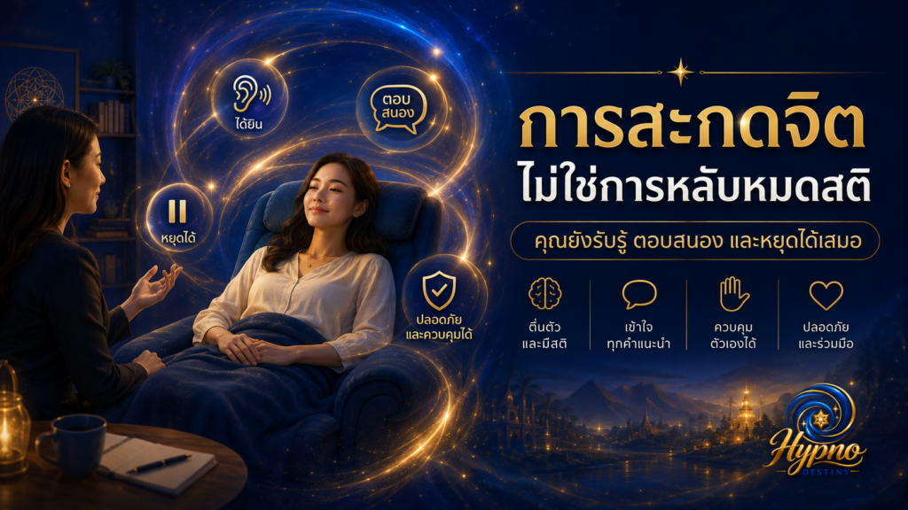 การสะกดจิตไม่ใช่กระบวนการหมดสติ
