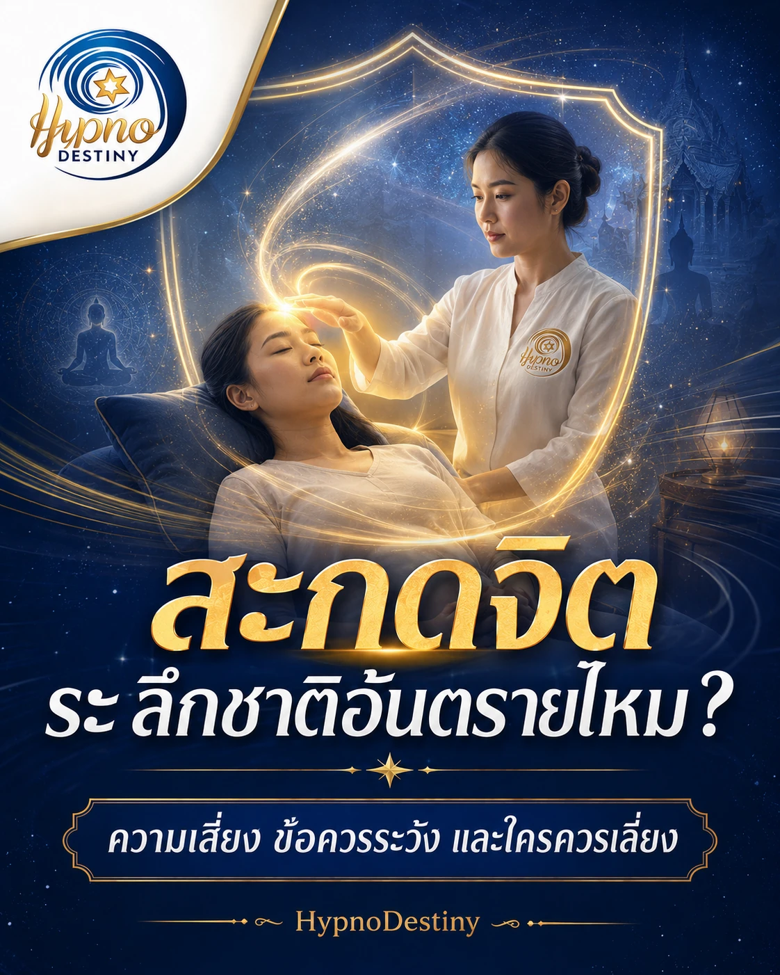 สะกดจิตระลึกชาติอันตรายไหม ความเสี่ยงและข้อควรระวังก่อนทำ Session