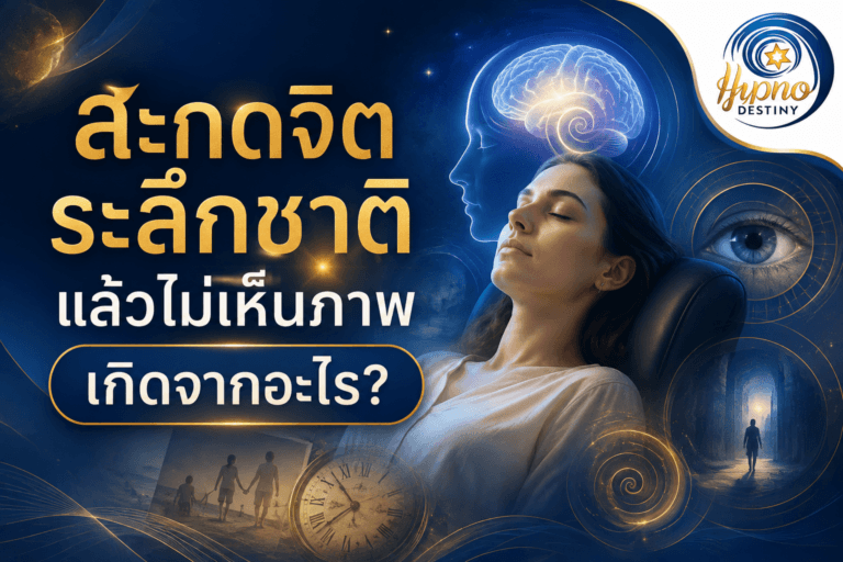 สะกดจิตระลึกชาติแล้วไม่เห็นภาพ เกิดจากอะไร สาเหตุและแนวทางรับรู้ประสบการณ์ระหว่าง Past Life Regression