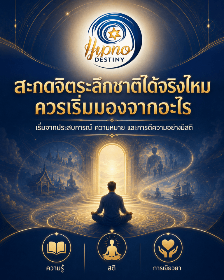 สะกดจิตระลึกชาติได้จริงไหม มุมมองต่อความทรงจำ จินตนาการ และประสบการณ์ระหว่าง Past Life Regression