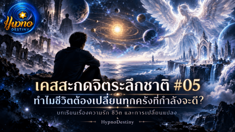 เคสสะกดจิตระลึกชาติ #05 ชายวัย 43 ปี สำรวจเรื่องความรัก การงาน การเปลี่ยนแปลงของชีวิต และประสบการณ์ Regression ในอวกาศ