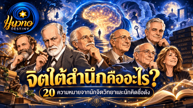 จิตใต้สำนึกคืออะไร 20 ความหมายจากนักจิตวิทยาและนักคิดชื่อดัง