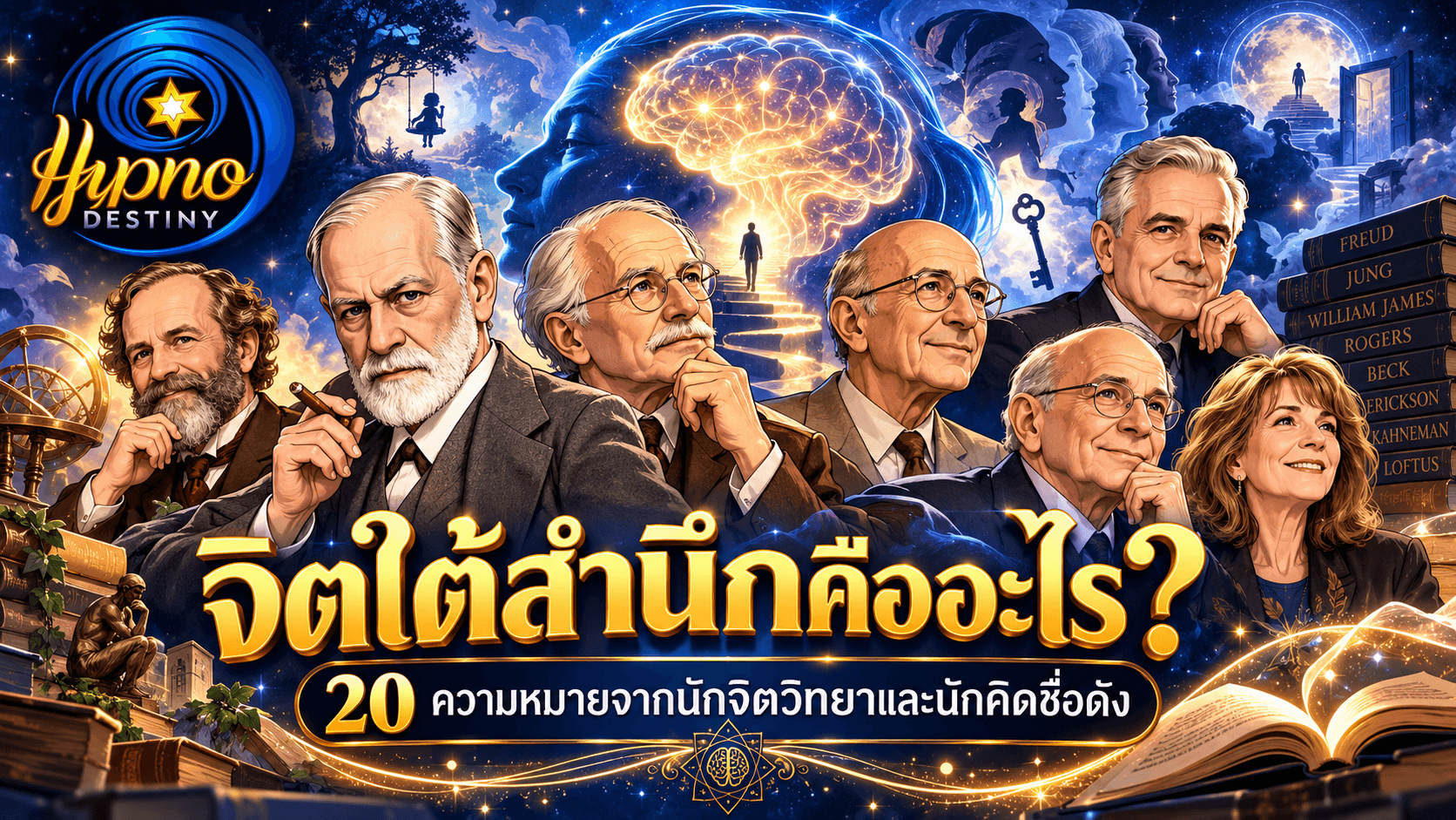 จิตใต้สำนึกคืออะไร 20 ความหมายจากนักจิตวิทยาและนักคิดชื่อดัง